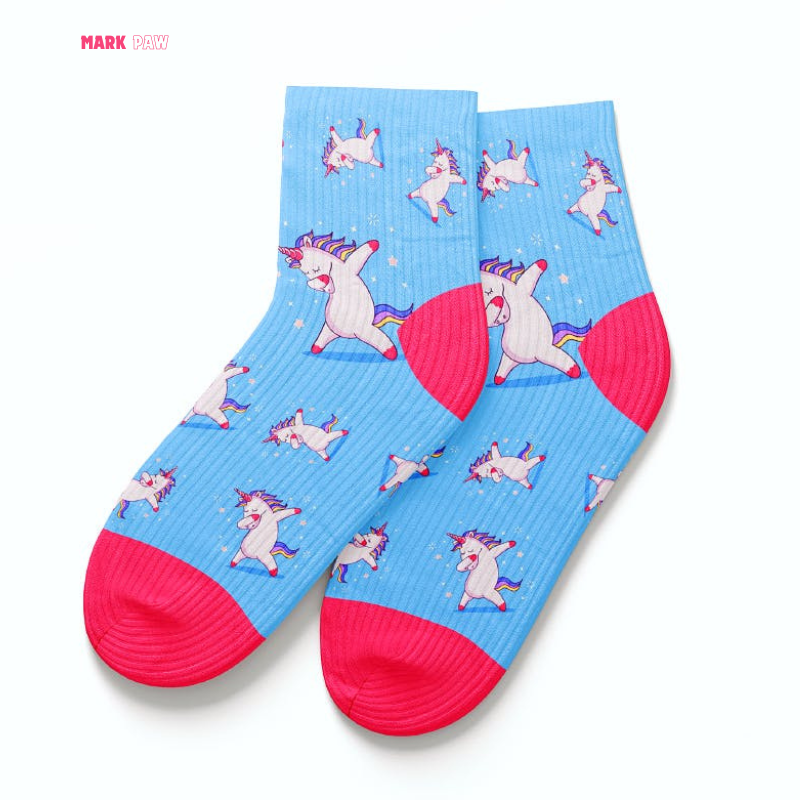 Unicorn midtube socks for kids