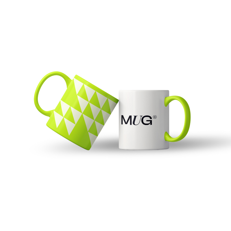 Modern art mug or coffee mug